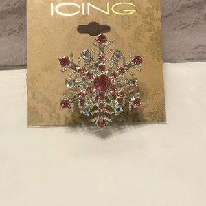 Icing Pink Snow flame Ring